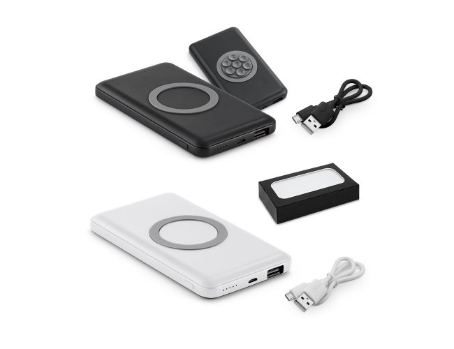 Azofi. Bateria Portátil E Carregador Wireless