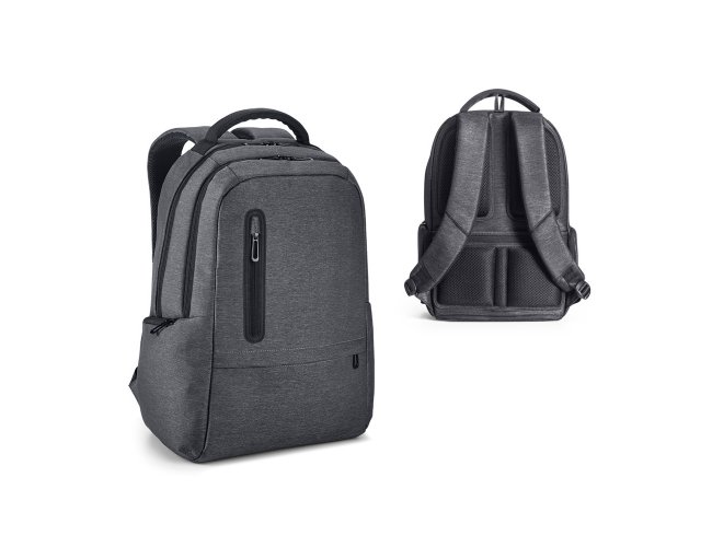 Boston. Mochila Para Notebook 17 Em Nylon 2Tone Impermeável