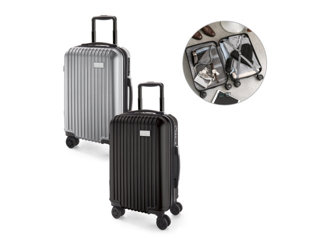 Bruges. Mala De Viagem Executivo Em Abs E Pet Com Interior Forrado