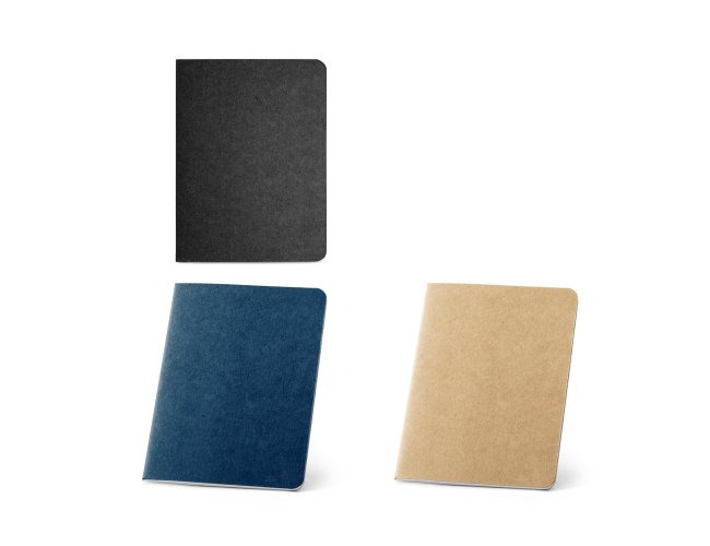 Bulfinch. Caderno B7 Em Cartão Kraft Reciclado Com Folhas Lisas