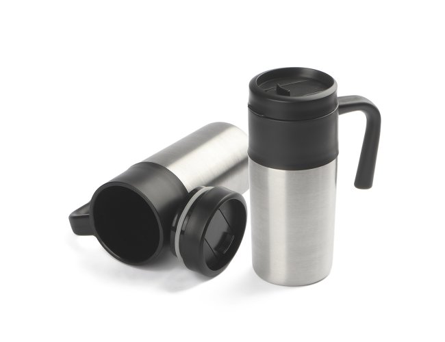 Caneca Em Aço Inox De 350Ml