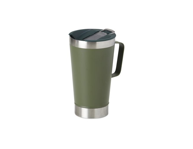 Caneca Térmica Inox Com Abridor 500Ml
