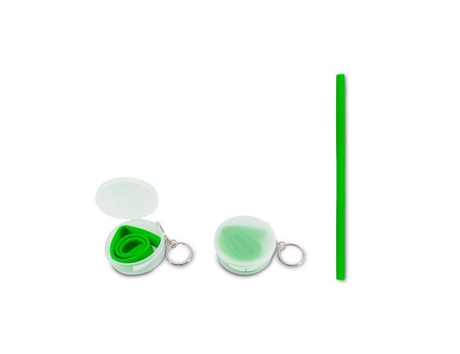 Canudo De Silicone Com Estojo