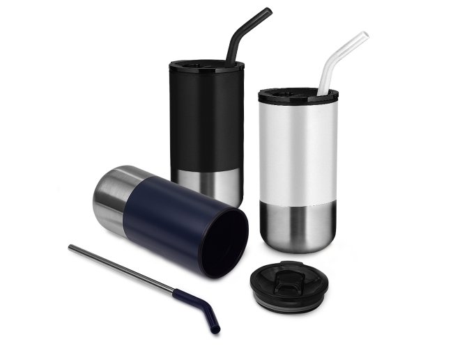 Copo Em Aço Inox De 550Ml