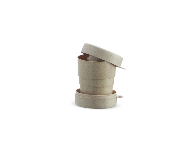 Copo Retrátil Fibra De Arroz 200Ml