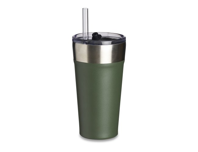 Copo Térmico Com Canudo 500Ml