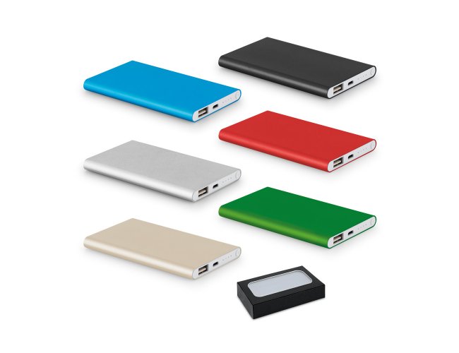 Coulomb 4.0. Bateria Portátil Slim Em Alumínio 4.000 Mah