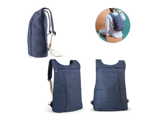 Denim Bpack. Mochila Em Denim