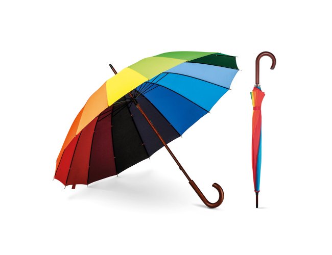 Duha. Guarda-Chuva Arco-Íris Em 190T Pongee