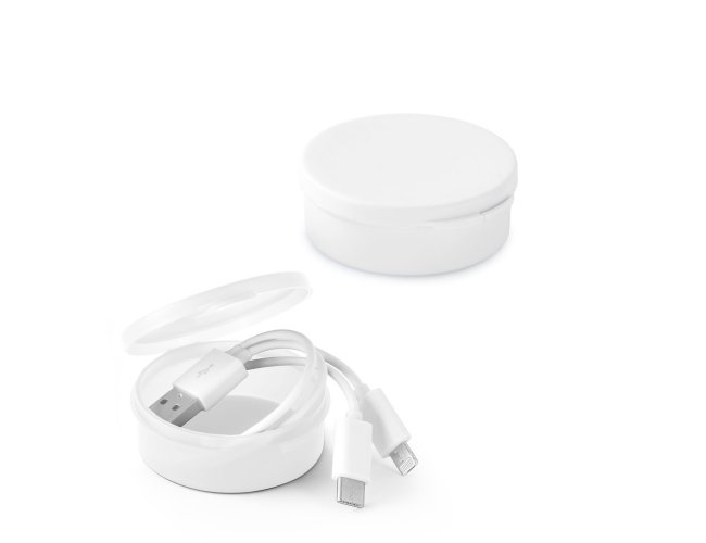 Emmy. Cabo Usb Com Conector 3 Em 1