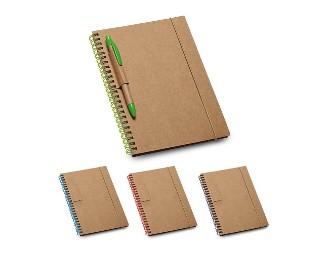 Garden. Caderno B6 Com Folhas Pautadas Reciclado