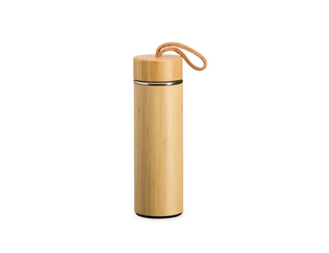 Garrafa Térmica Bambu 400Ml Com Infusor