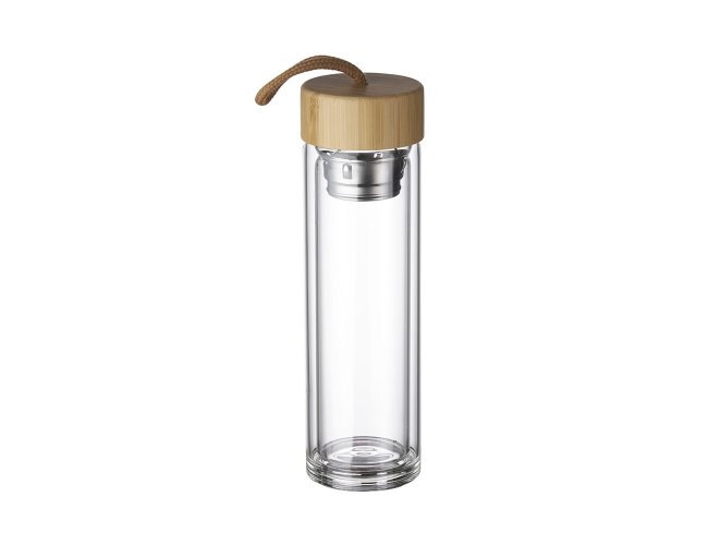 Garrafa Vidro Duplo 360Ml