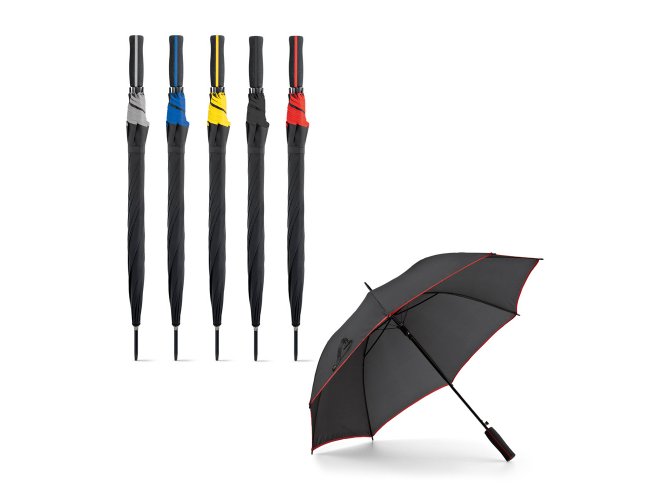 Jenna. Guarda-Chuva Em Poliéster 190T Com Abertura Automática