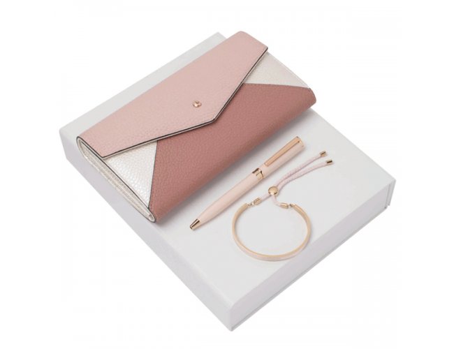 Kit Carteira, Esferográfica E Pulseira