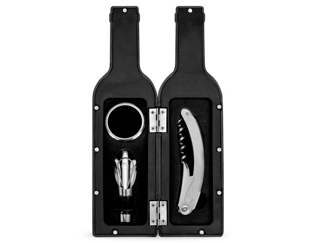 Kit Vinho Garrafa 3 Peças