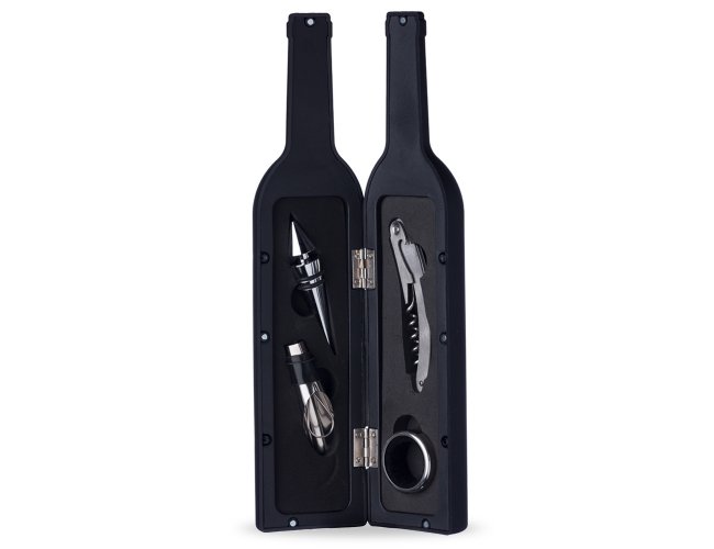 Kit Vinho Garrafa 4 Peças