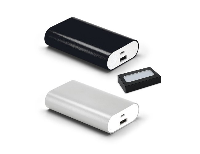 Lambda 4.0. Bateria Portátil Em Alumínio E Bateria Em Lítio 4.000 Mah