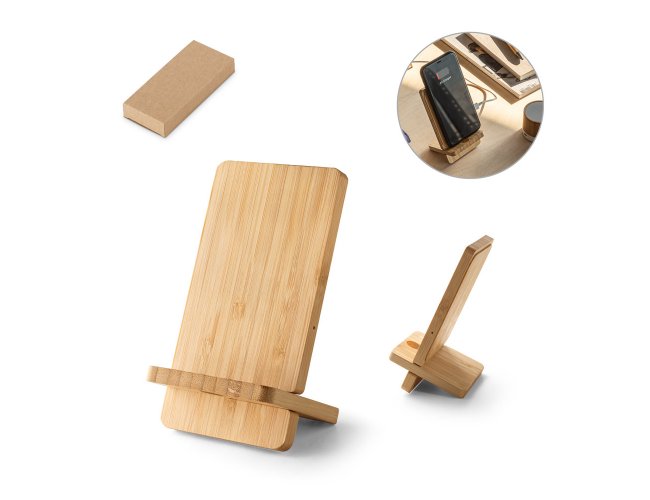 Lange. Carregador Portátil Em Bambu