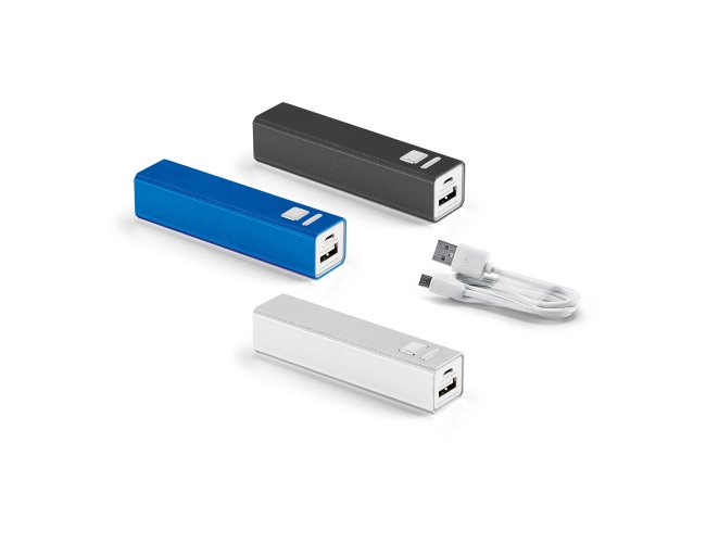 Leo 2.2. Bateria Portátil Em Alumínio 2.200 Mah