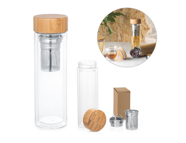 Makarova. Garrafa Térmica Com Infusores 490 Ml