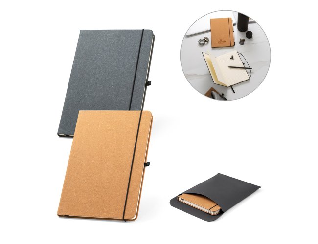 Matisse Ii. Caderno A5 Com Capa Dura Em Couro Reciclado