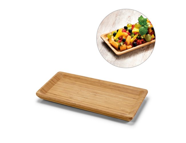 Mustard. Travessa Em Bambu Indicada Para Servir Alimentos