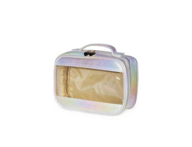 Necessaire Sintética Holográfica Impermeável