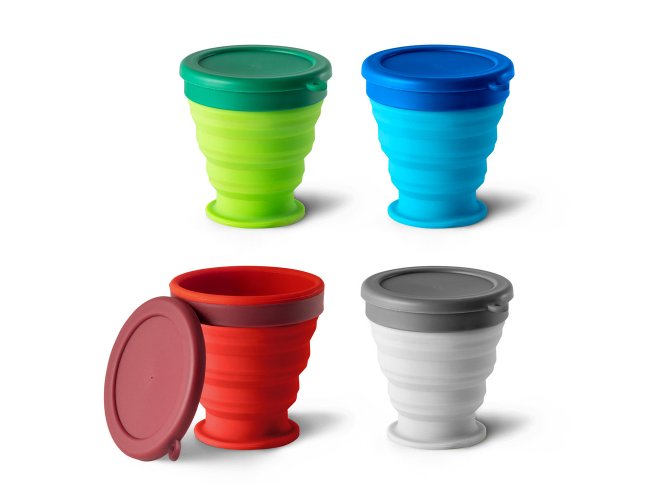 Orton. Copo De Viagem Em Silicone 240 Ml