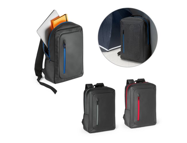 Osasco. Mochila Para Notebook 15.6 Em Poliéster 600D Impermeável E Zípers Impermeáveis