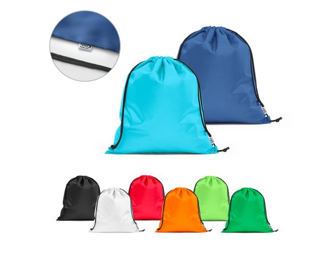Pemba. Sacola Tipo Mochila Em Rpet