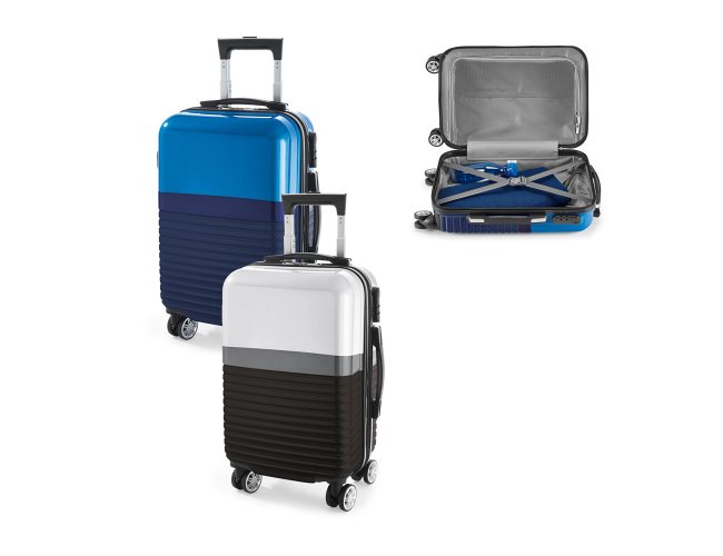 Perth. Mala De Viagem Executivo Em Abs E Pc Com Interior Forrado