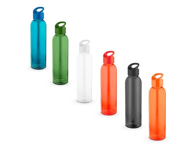 Portis Glass. Garrafa Em Vidro Com Tampa Em Pp 500 Ml
