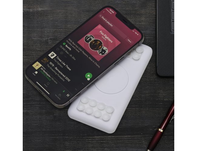 Power Bank 10.000Mah Com Carregamento Via Indução Ou Via Cabo - 2742