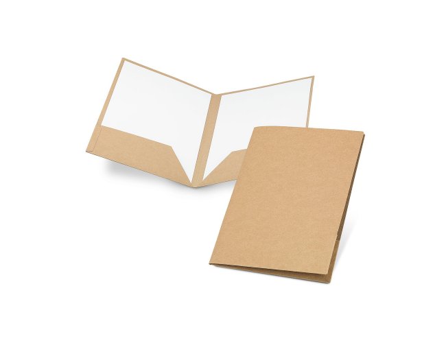 Puzo. Pasta Porta-Documentos A4 Em Cartão Kraft (400 G/M²)