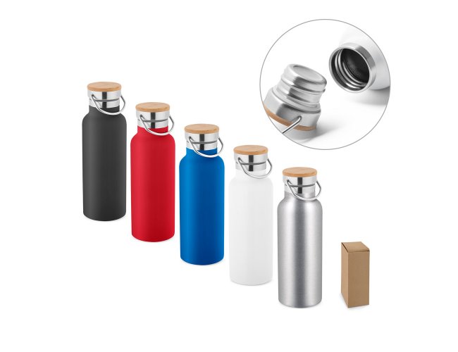 Ragnar. Squeeze Térmica Em Aço Inox 570 Ml