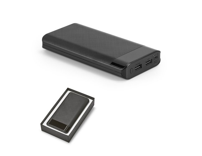 Raman Bk. Bateria Portátil Em Abs Com Led 16.000 Nah