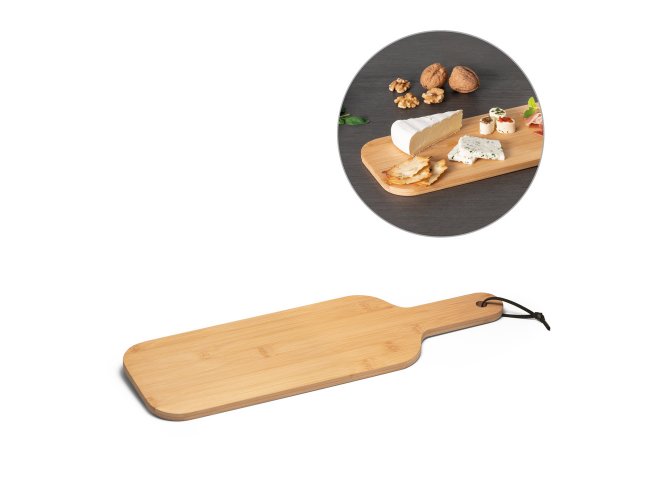 Sesame. Tábua Em Bambu Ideal Para Servir Aperitivos Com Fitas Para Pedurar