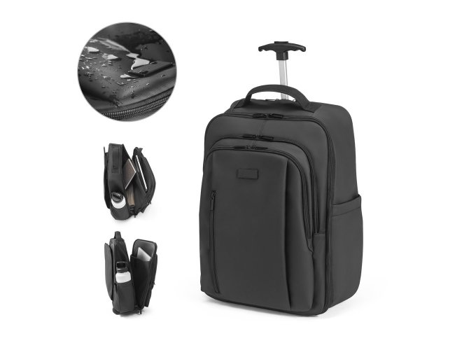 Seville. Mochila Trolley Em 900D Com Revestimento Resistente À Água 17.3