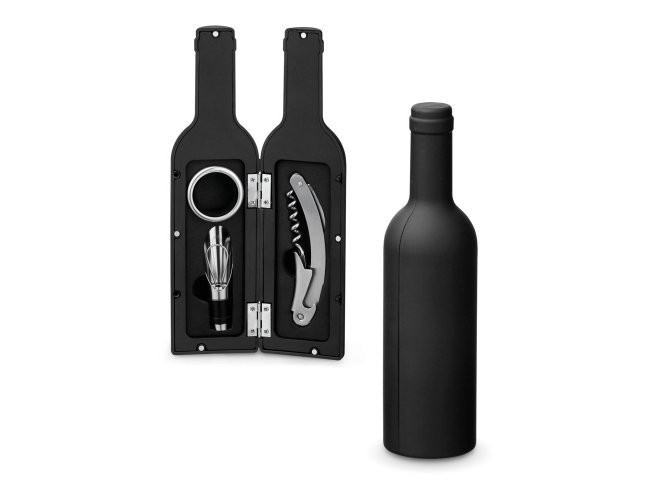 Vinet. Conjunto Para Vinho Em Metal